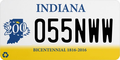 IN license plate 055NWW