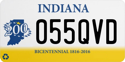 IN license plate 055QVD