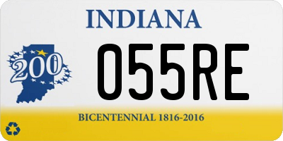 IN license plate 055RE