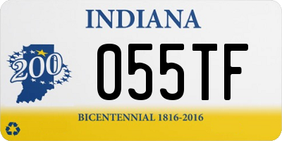 IN license plate 055TF