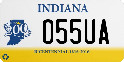 IN license plate 055UA