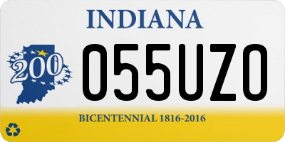 IN license plate 055UZO