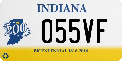 IN license plate 055VF