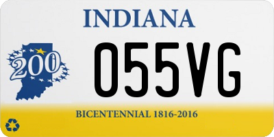 IN license plate 055VG