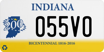 IN license plate 055VO