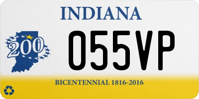 IN license plate 055VP