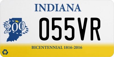 IN license plate 055VR