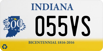 IN license plate 055VS