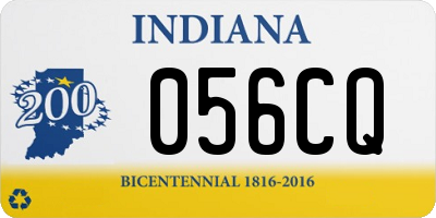 IN license plate 056CQ