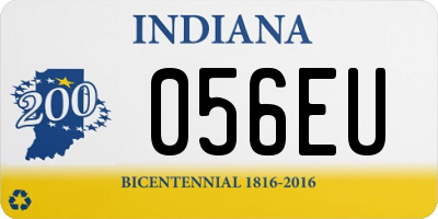 IN license plate 056EU