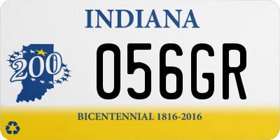 IN license plate 056GR