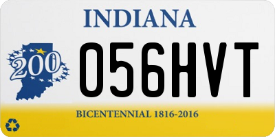 IN license plate 056HVT