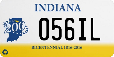 IN license plate 056IL