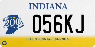 IN license plate 056KJ