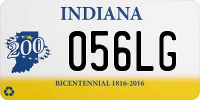 IN license plate 056LG