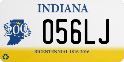 IN license plate 056LJ