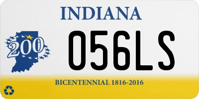 IN license plate 056LS