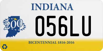 IN license plate 056LU