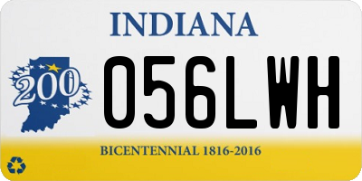 IN license plate 056LWH