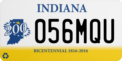 IN license plate 056MQU