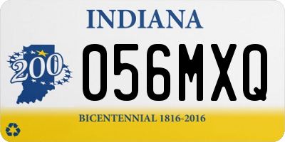 IN license plate 056MXQ
