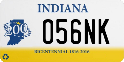 IN license plate 056NK