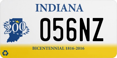 IN license plate 056NZ