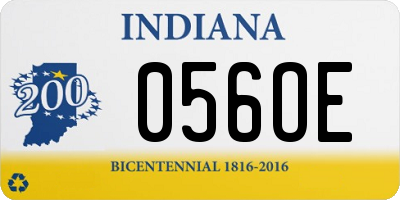 IN license plate 056OE