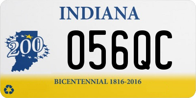 IN license plate 056QC