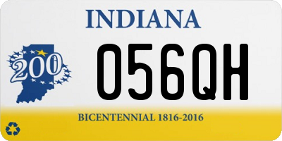 IN license plate 056QH
