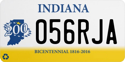IN license plate 056RJA