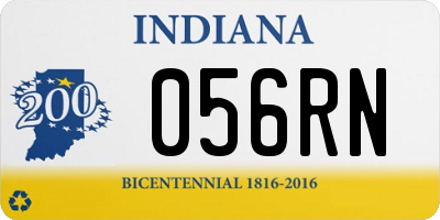IN license plate 056RN