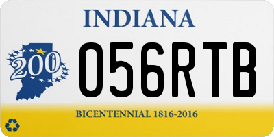 IN license plate 056RTB
