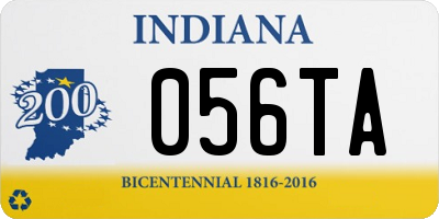 IN license plate 056TA