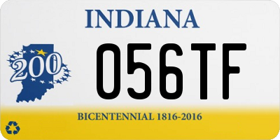 IN license plate 056TF