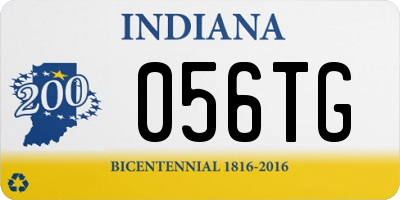 IN license plate 056TG