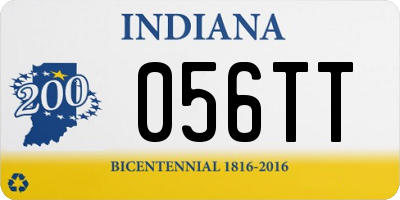 IN license plate 056TT