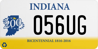 IN license plate 056UG