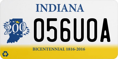 IN license plate 056UOA