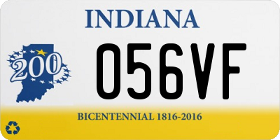 IN license plate 056VF