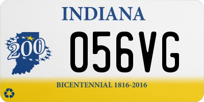 IN license plate 056VG