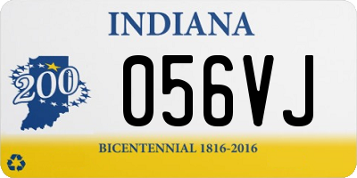 IN license plate 056VJ