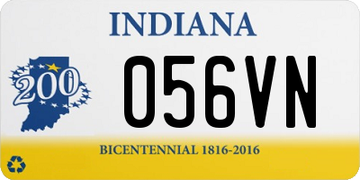 IN license plate 056VN