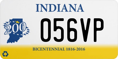 IN license plate 056VP