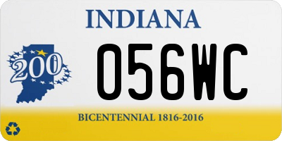 IN license plate 056WC