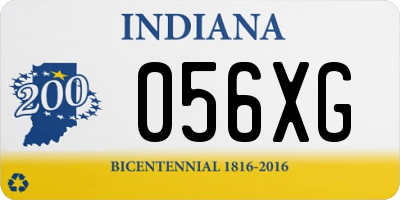 IN license plate 056XG
