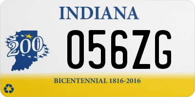 IN license plate 056ZG