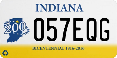IN license plate 057EQG