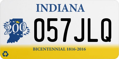 IN license plate 057JLQ