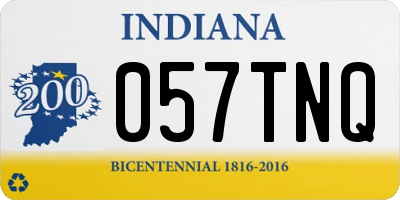 IN license plate 057TNQ